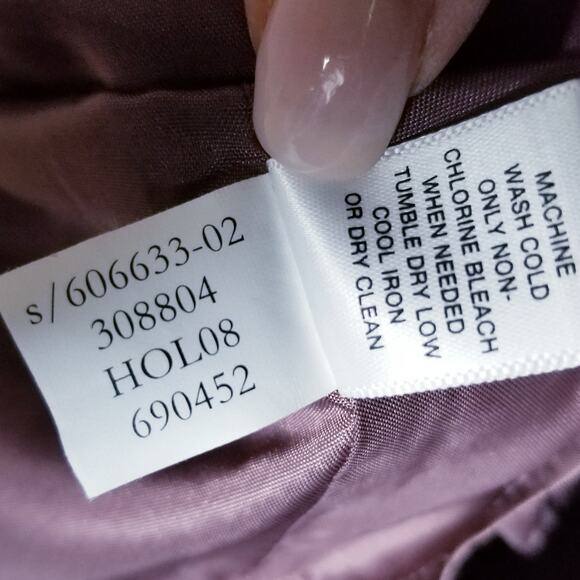 BANANA REPUBLIC Taffeta Pleated A-line Skirt Irridescent Mocha - Size 0 - Picture 5 of 7